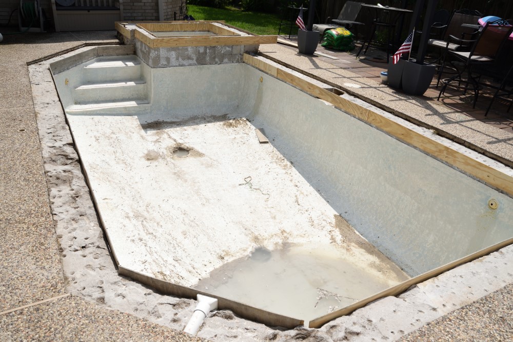 Modern pool upgrade