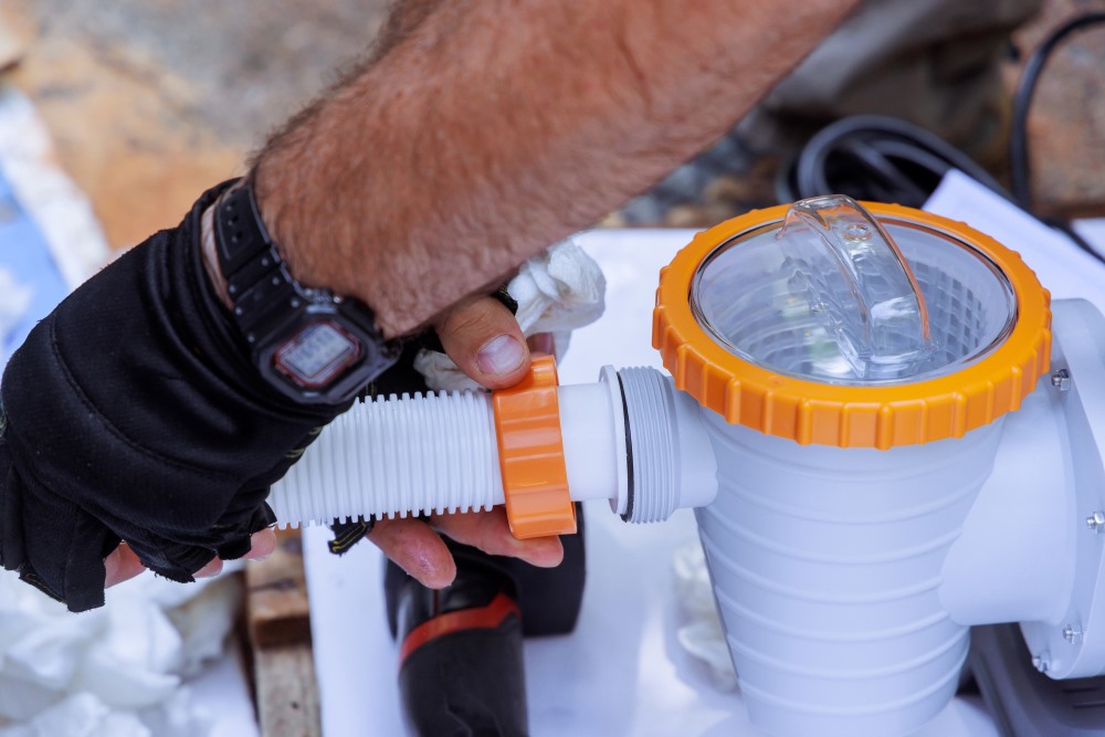 Variable speed pool pump installation